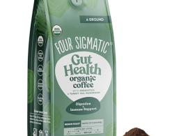 Health Organic Ground Coffee | Medium Roast, Immune Boosting Probiotic Mushroom Coffee with Chaga & Turkey Tail for Gut Health & Immune Support | 12oz Bag